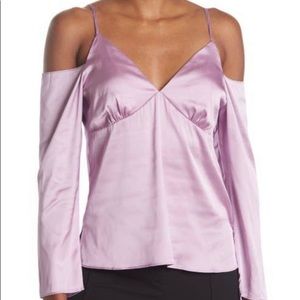 NWT WAYF Lilac Spaghetti Straps Top M